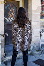 Load image into Gallery viewer, LIGHT LEOPARD LONG SLEEVE TUNIC
